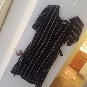 Black and white dress